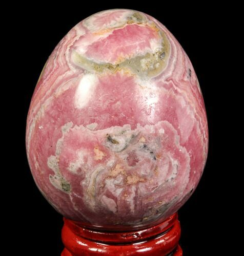 Polished Rhodochrosite Egg - Argentina #79270